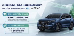 Chính sách bảo hành Pin Hybird cho dòng xe Honda Ô tô 2026